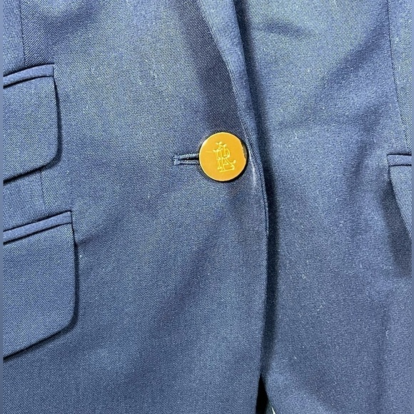 Ralph Lauren Black Label Women’s Size 8 Blazer Navy Single Button Vented Coat - Picture 3 of 15